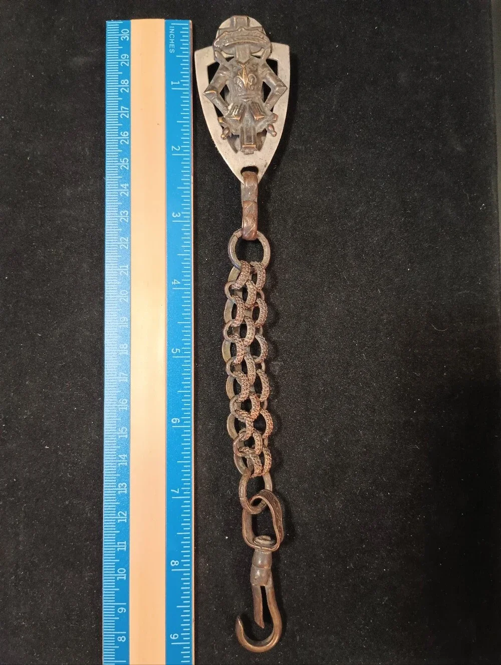 Antique Knights Templar Belt Loop Sword Fob